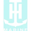 T-H Marine Decals-8" Die Cut TH Marine Logo Decal