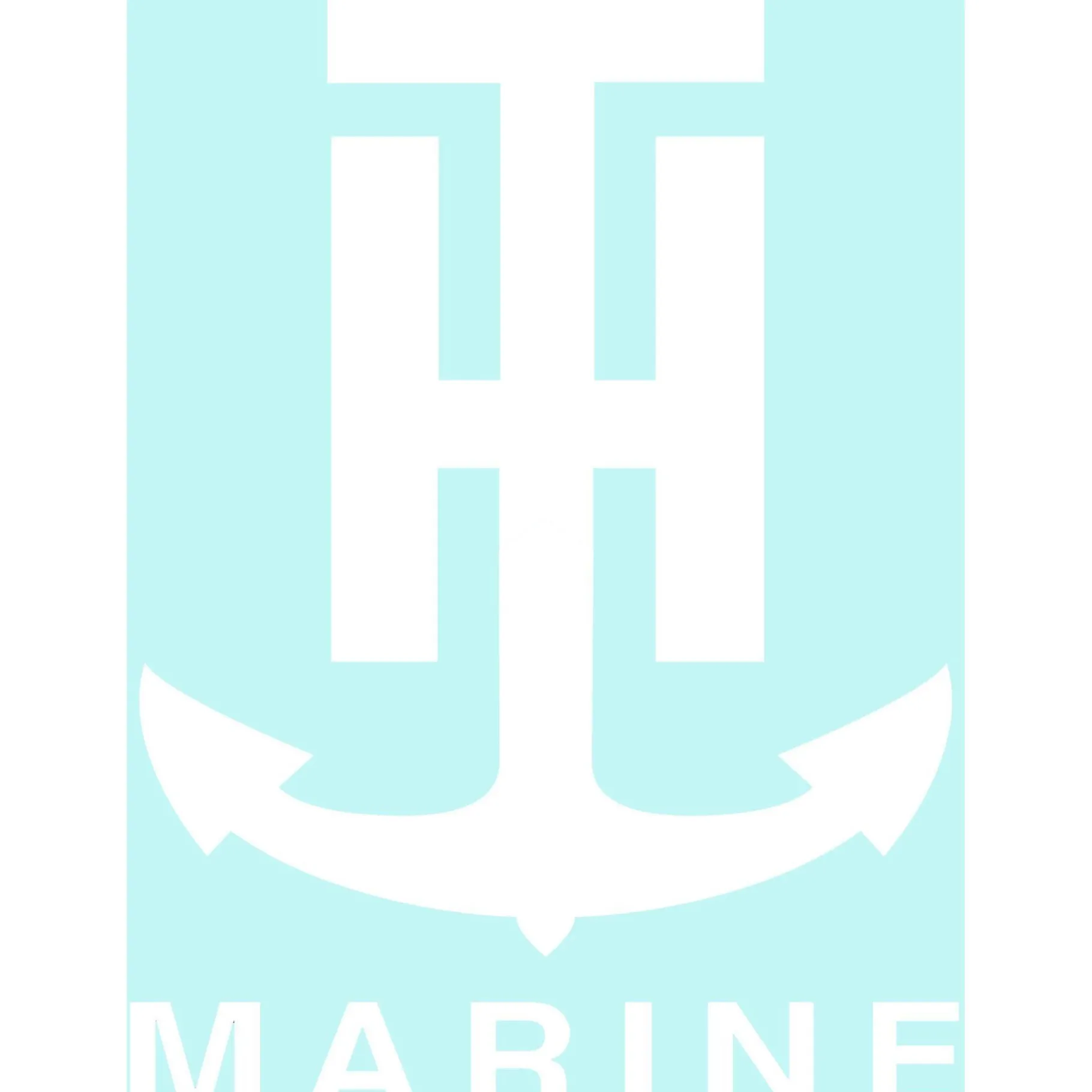 T-H Marine Decals-8" Die Cut TH Marine Logo Decal