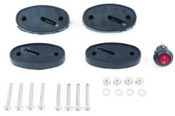 T-H Marine Led Lighting-2 Pack High Intensity LED Oval Courtesy Light / Rock Light Kits