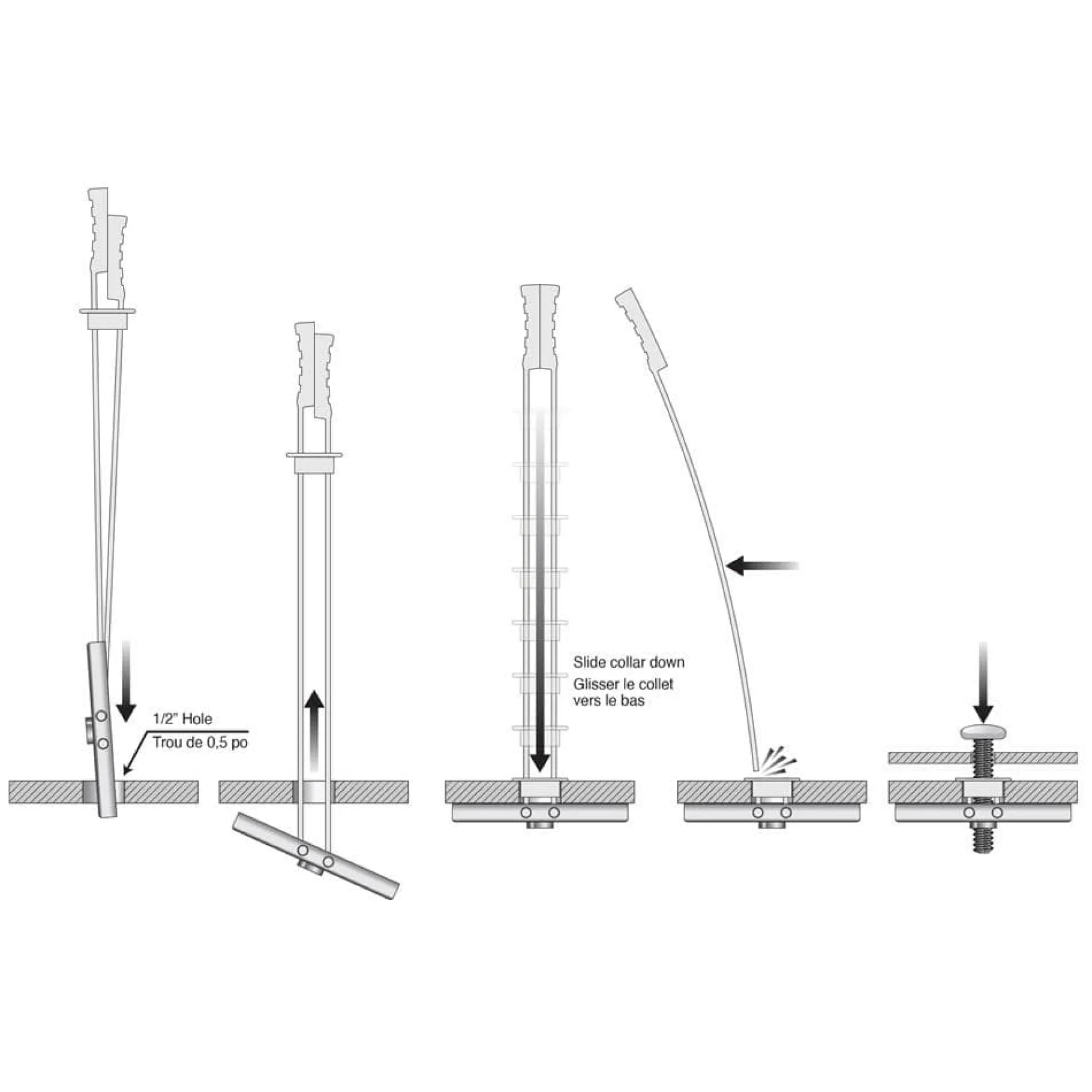 T-H Marine Trolling Motor Accessories-6 PC Toggle Anchor Kit
