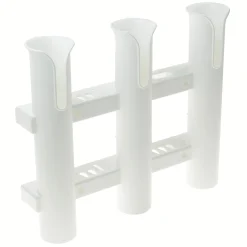 T-H Marine Organization-3 Rack White Rod Holder