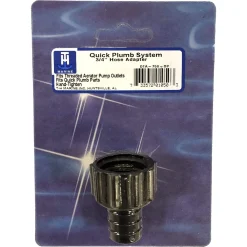 T-H Marine Plumbing & Drains-3/4" Straight Barbed Quick Plumb – Female