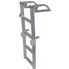 JIF Marine Ladders-Aluminum Folding Pontoon Ladder