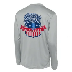 T-H Marine Tees-American Long Sleeve Performance T-Shirt