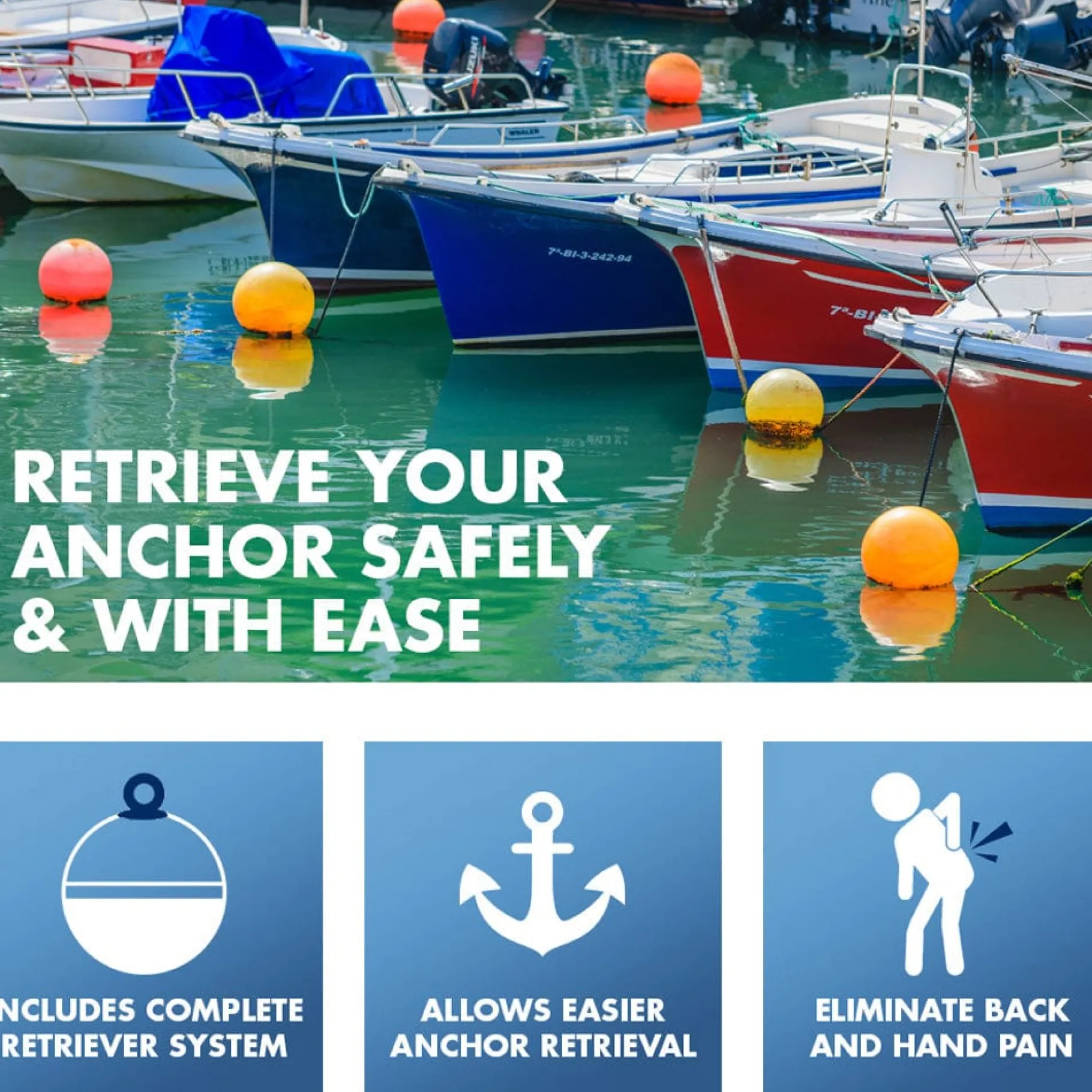 T-H Marine Boating Accessories-Anchor Master™ Anchor Retriever