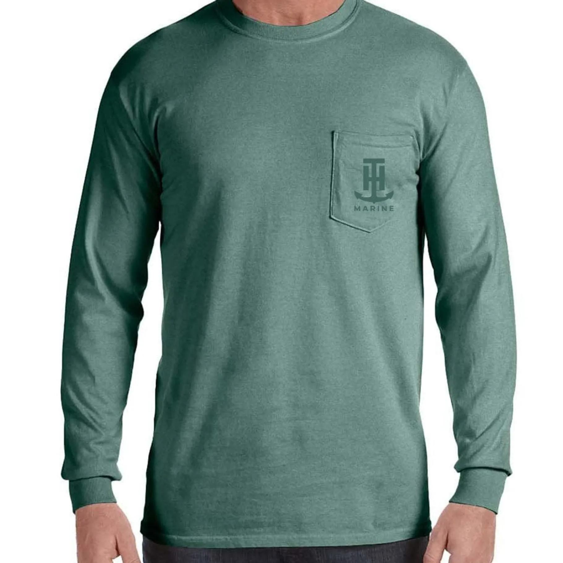 T-H Marine Tees-Anchored 1975 Long Sleeve Shirt