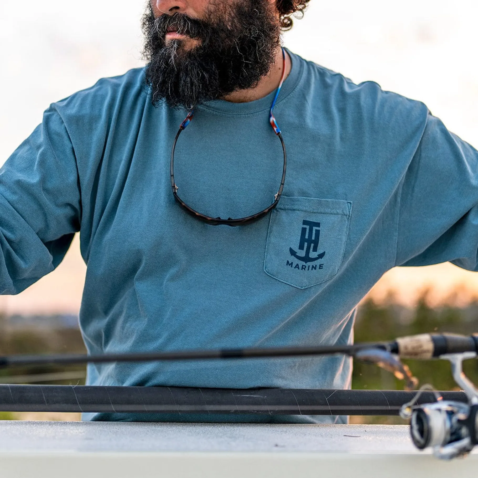 T-H Marine Tees-Anchored 1975 Long Sleeve Shirt