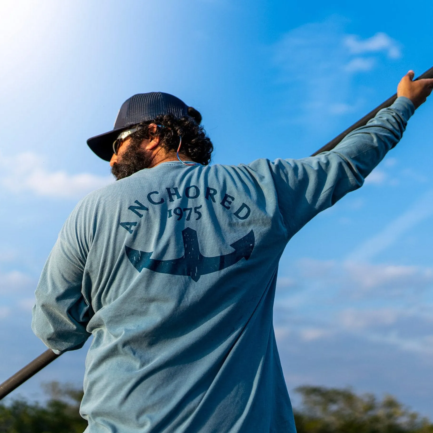 T-H Marine Tees-Anchored 1975 Long Sleeve Shirt