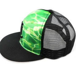 T-H Marine Hats|Closeouts-Aqua Camo Logo Flatbill Hat