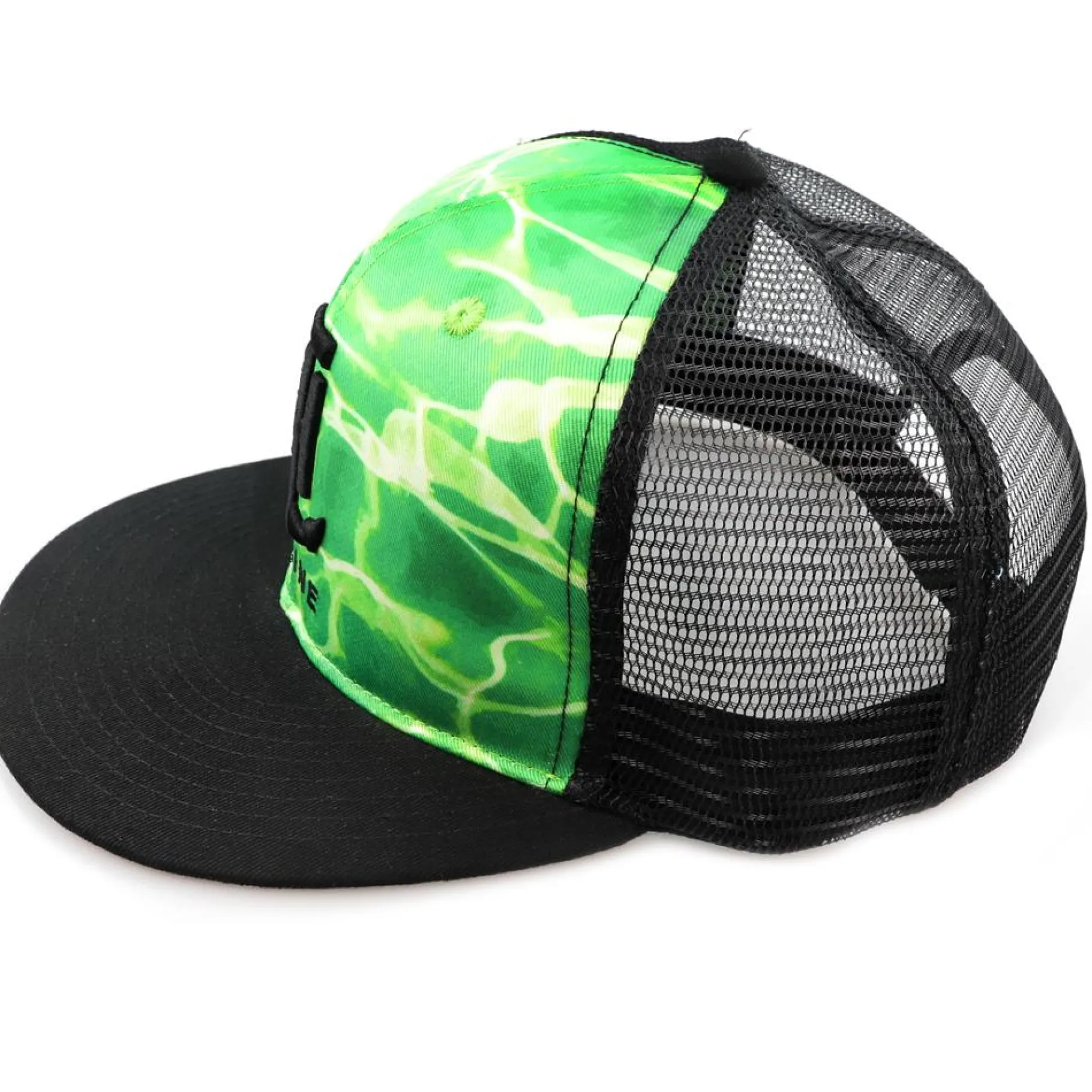 T-H Marine Hats|Closeouts-Aqua Camo Logo Flatbill Hat
