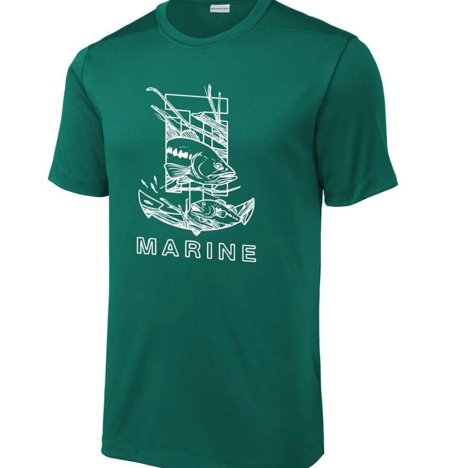 T-H Marine Tees-Bass Logo Short Sleeve Performance T-Shirt