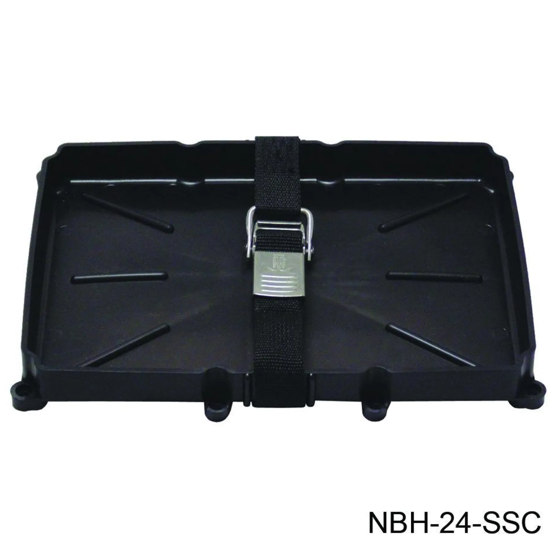 T-H Marine Boating Accessories-Battery Holder Tray with Stainless Buckle