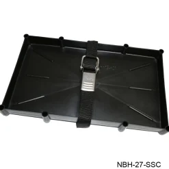 T-H Marine Boating Accessories-Battery Holder Tray with Stainless Buckle