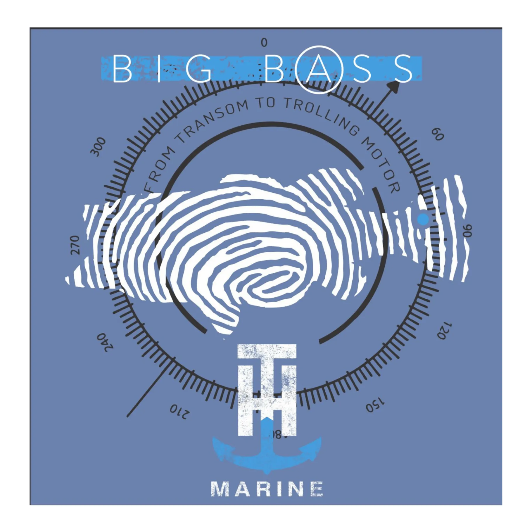 T-H Marine Hoodies-Big Bass Hooded Performance Tee