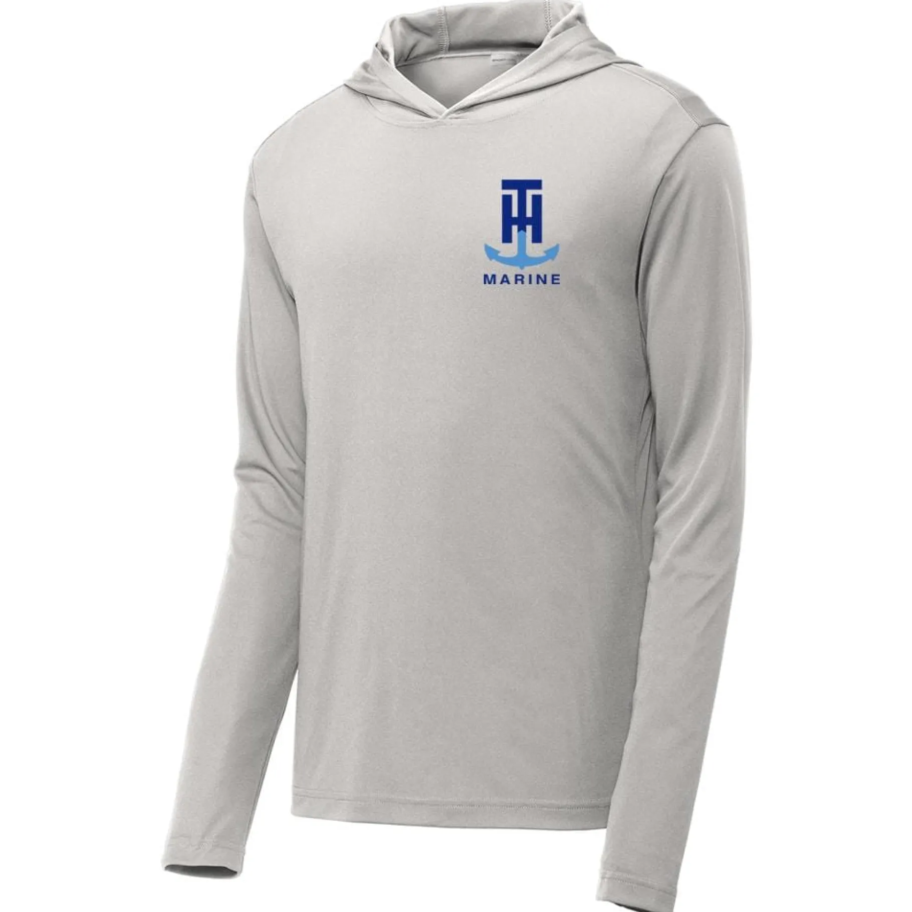 T-H Marine Hoodies|Tees-Blue Bass Hooded Performance T-Shirt