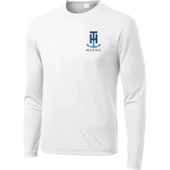 T-H Marine Tees-Blue Bass Long Sleeve Performance T-Shirt