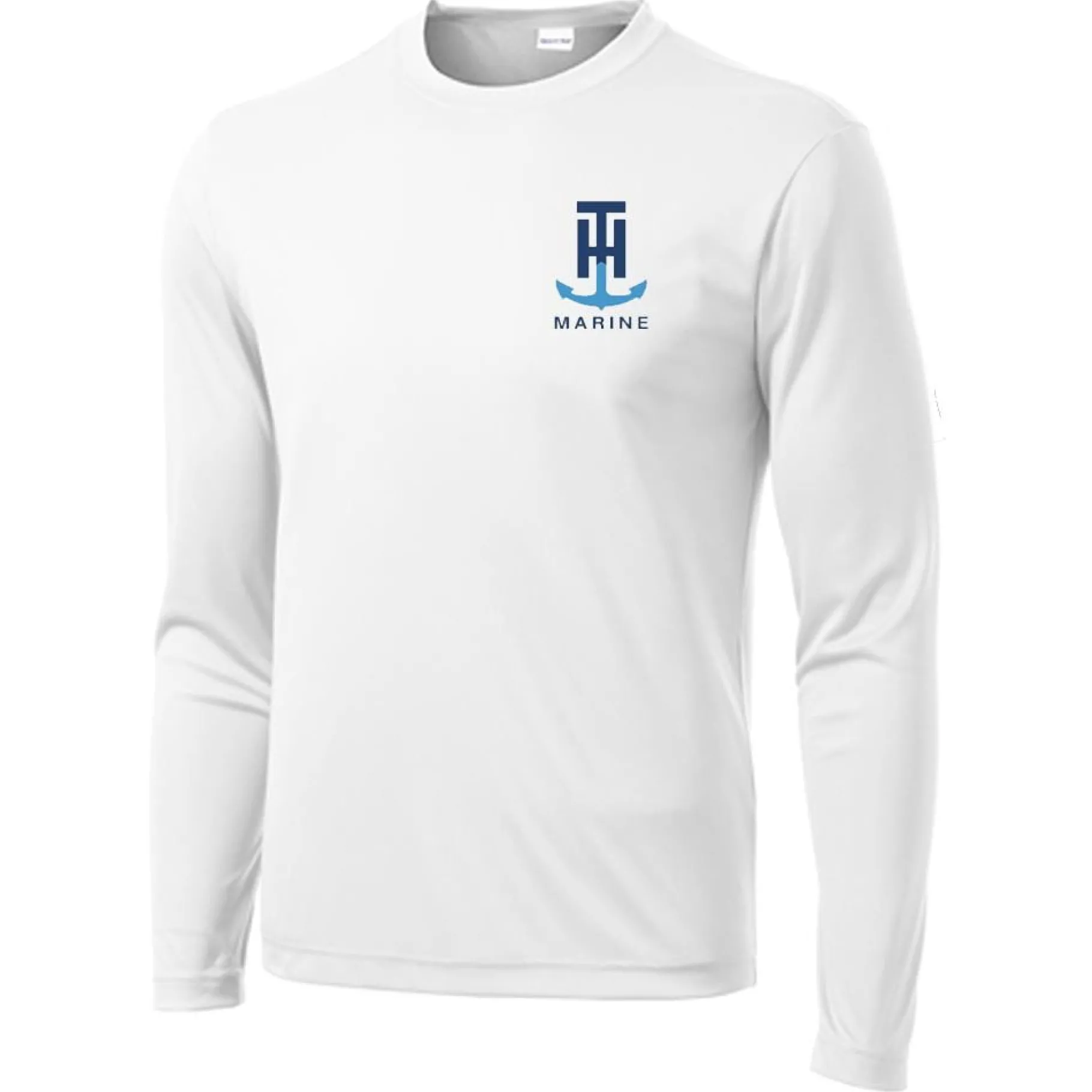 T-H Marine Tees-Blue Bass Long Sleeve Performance T-Shirt