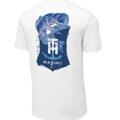 T-H Marine Tees-Blue Bass Short Sleeve Performance T-Shirt