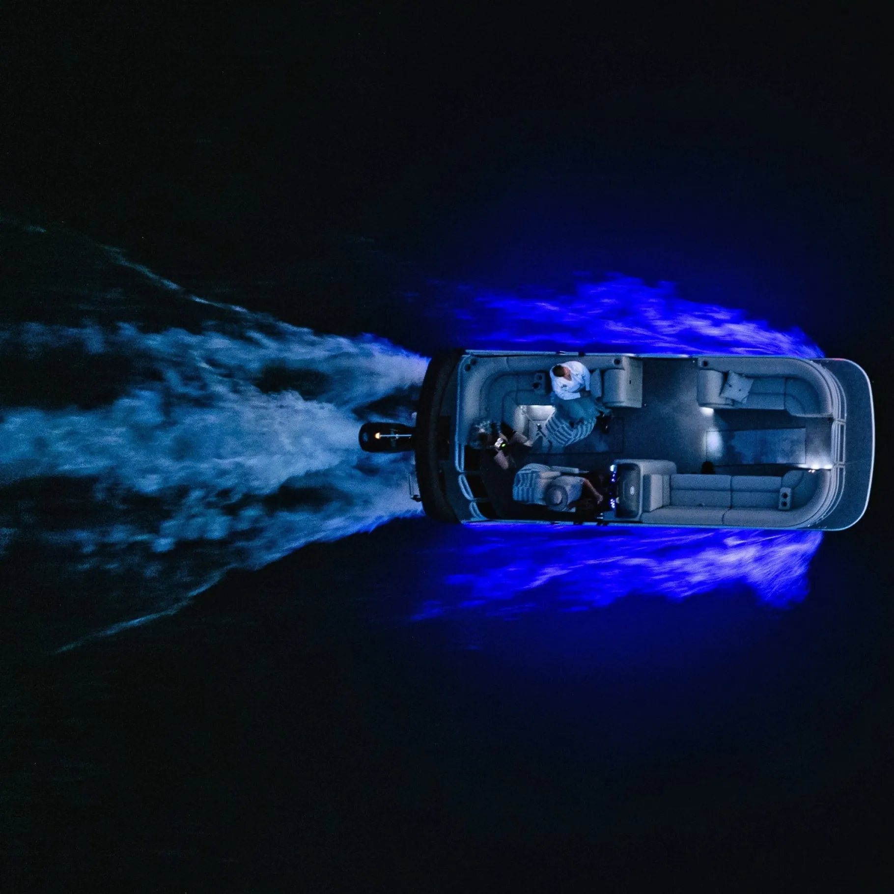 T-H Marine Led Lighting-Blue Pontoon Light Set - LED Pontoon Lights
