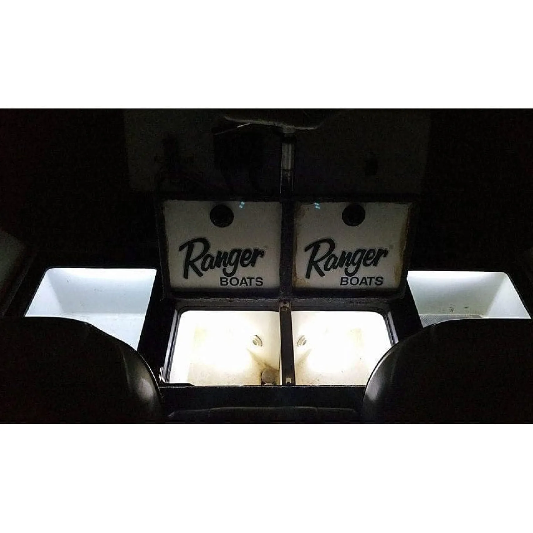 T-H Marine Led Lighting-BLUEWATERLED Quad Beam Livewell & Cooler Light Pair - Submersible