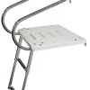 JIF Marine Ladders-Bottom Mount Transom Platform - Inboard / Outboard