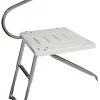 JIF Marine Ladders-Bottom Mount Transom Platform - Outboard
