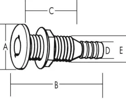 T-H Marine Plumbing & Drains-Brite Plate Chrome Plated Fittings
