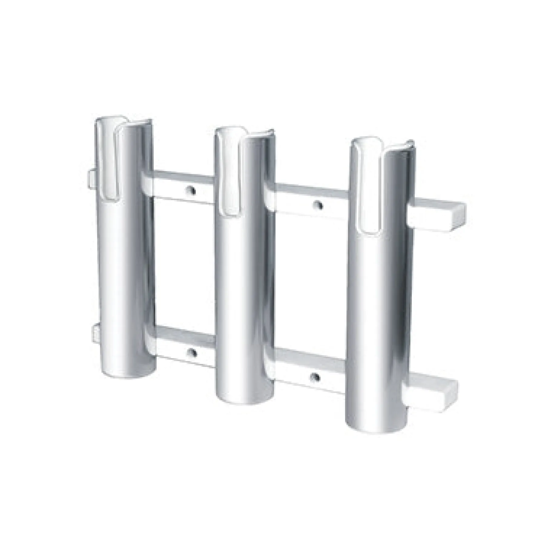 JIF Marine Ladders-Brushed Aluminum Fishing Rod Holder Mounts
