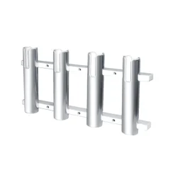 JIF Marine Ladders-Brushed Aluminum Fishing Rod Holder Mounts