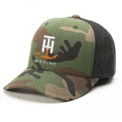T-H Marine Hats-Camo Logo Snapback Hat