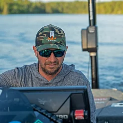 T-H Marine Hats-Camo Logo Snapback Hat