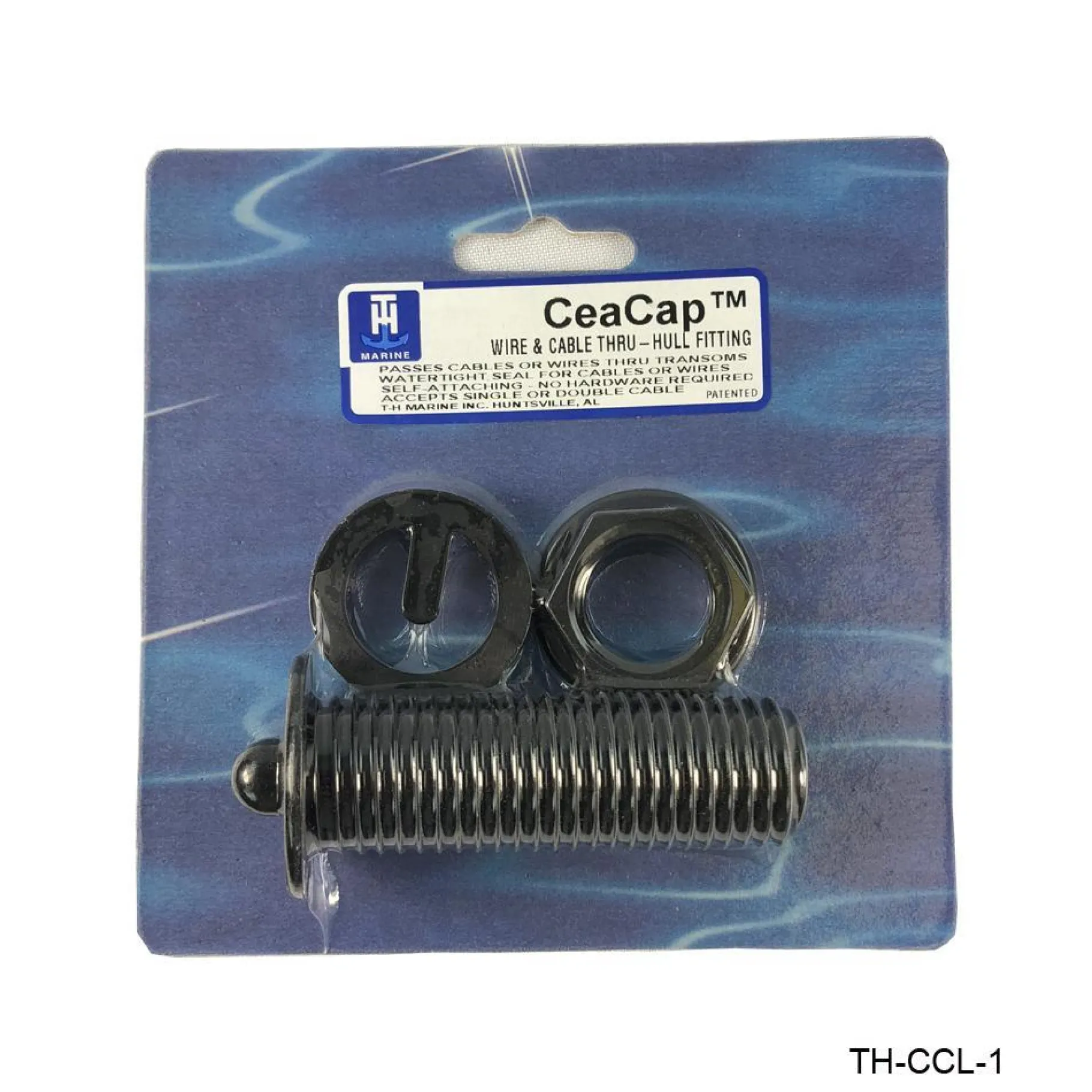 T-H Marine Plumbing & Drains-CeaCap™ Bulkhead Pass Thru Fitting