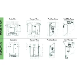 CMC Jack Plates & Trim Units-PT-35 Tilt and Trim for up to 35 HP