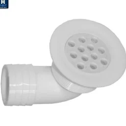 T-H Marine Plumbing & Drains-Cockpit Drains White