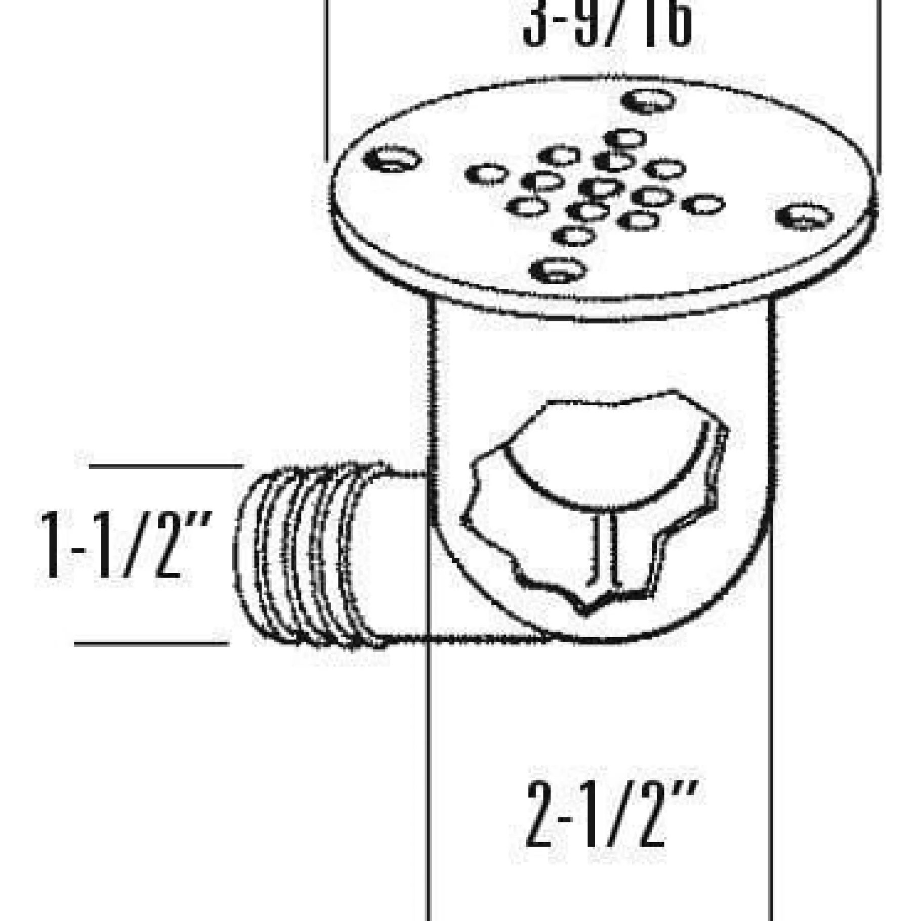 T-H Marine Plumbing & Drains-Cockpit Scupper Drain