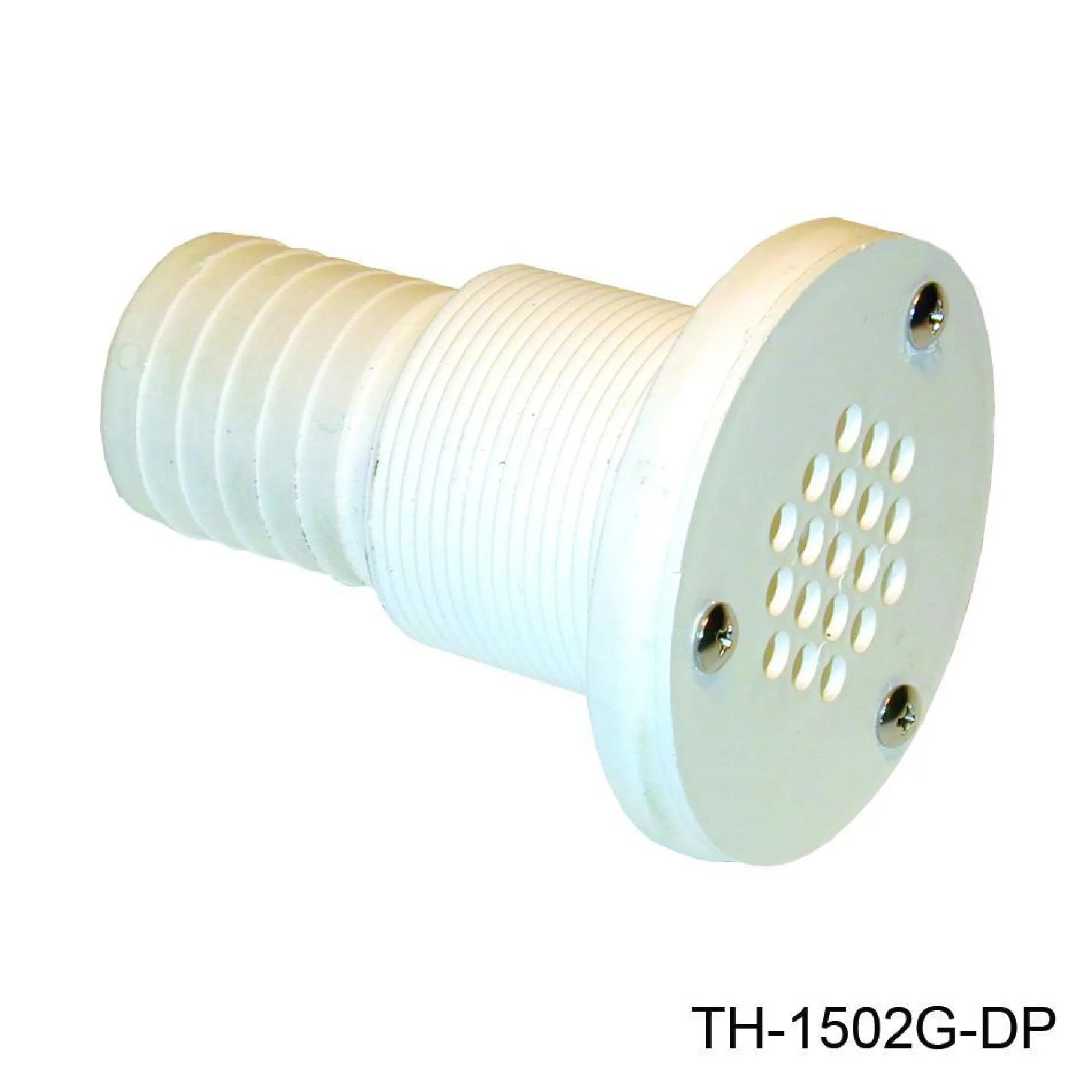 T-H Marine Plumbing & Drains-Deck Drain Thru-Hull with Grille