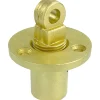 T-H Marine Plumbing & Drains-Drain Garboard with Easy Screw Plug - Brass