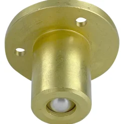 T-H Marine Plumbing & Drains-Drain Garboard with Easy Screw Plug - Brass