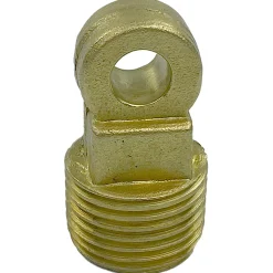 T-H Marine Plumbing & Drains-Drain Garboard with Easy Screw Plug - Brass