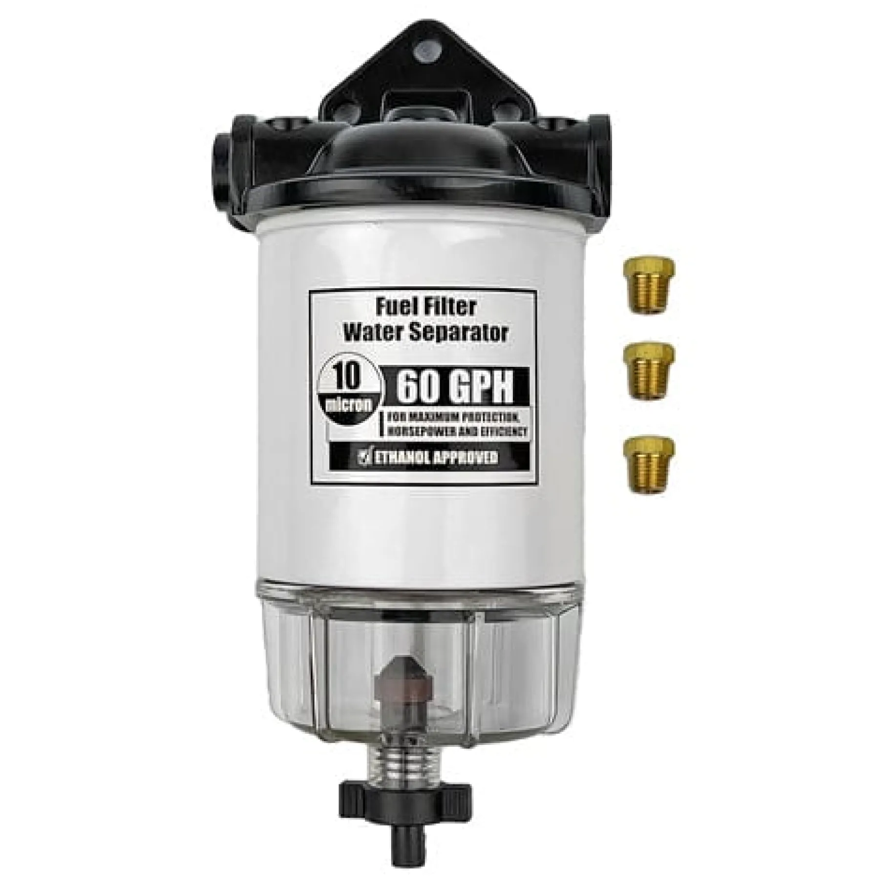 T-H Marine Rigging-Drainable Fuel Filter / Water Separator Kit