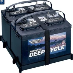 T-H Marine Boating Accessories-Dual Battery Holder Tray