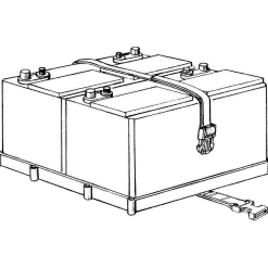 T-H Marine Boating Accessories-Dual Battery Holder Tray