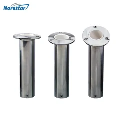 Norestar Organization-Flush Mounted Stainless Steel Fishing Rod Holder
