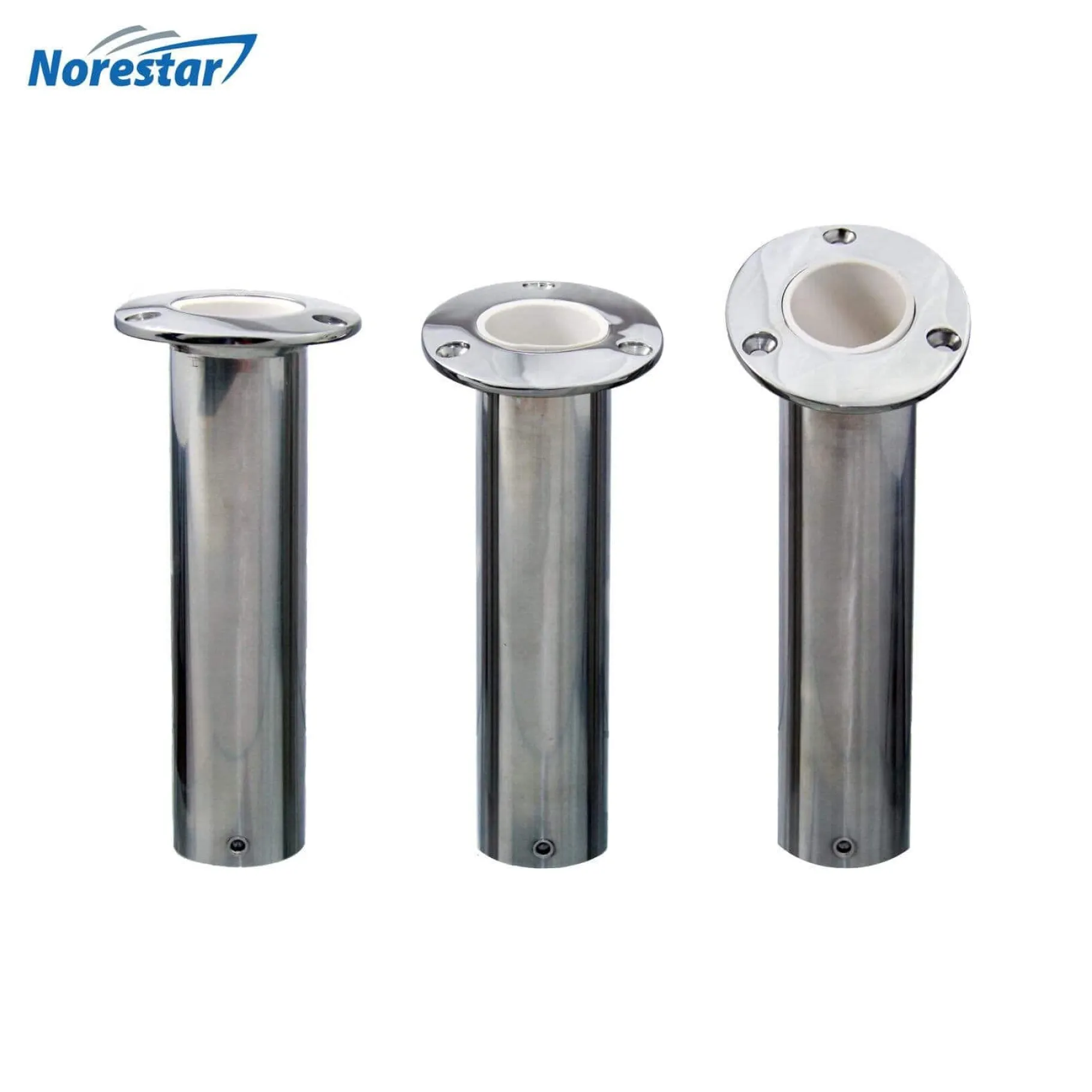 Norestar Organization-Flush Mounted Stainless Steel Fishing Rod Holder