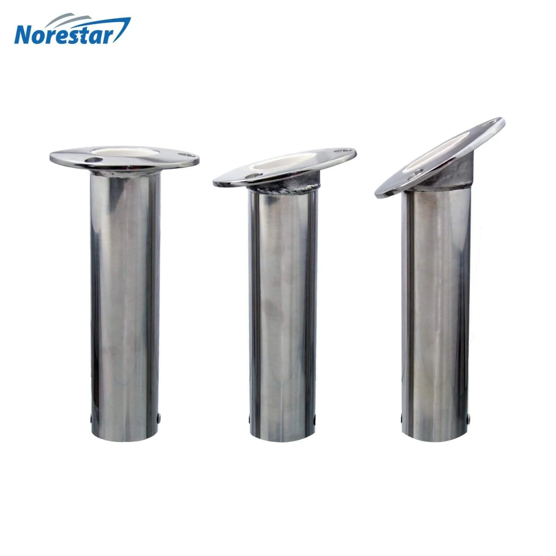 Norestar Organization-Flush Mounted Stainless Steel Fishing Rod Holder