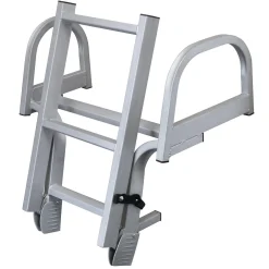 JIF Marine Ladders-Folding Dual Curve and Double Wide Pontoon Ladder