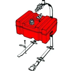 T-H Marine Rigging|Boating Accessories-Fuel Container Hold-Down Kit for Boats