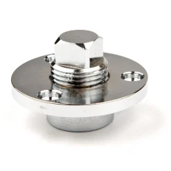 T-H Marine Plumbing & Drains-Garboard Drain Plug Chrome