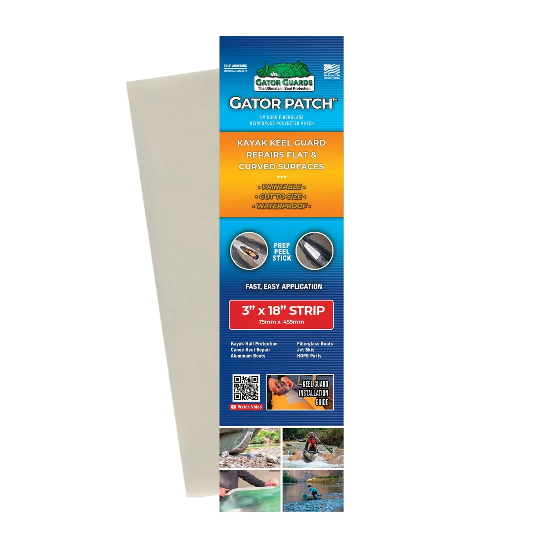 Gator Guard Boating Accessories-Gator Patch - Fiberglass Reinforced Repair Patch