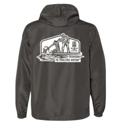 T-H Marine Hoodies-Graphite LIGHTWEIGHT WINDBREAKER JACKET
